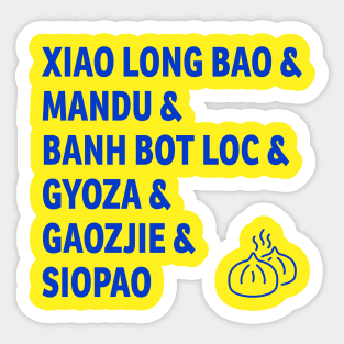 Eat All the Dumplings Sticker